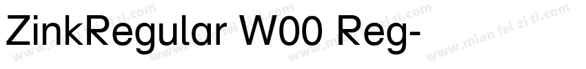 ZinkRegular W00 Reg字体转换